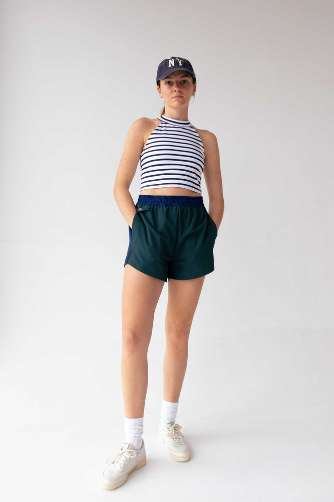 
                  
                    Color Block Running Shorts
                  
                